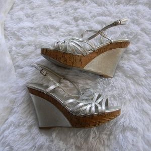 Sliver & cork wedges